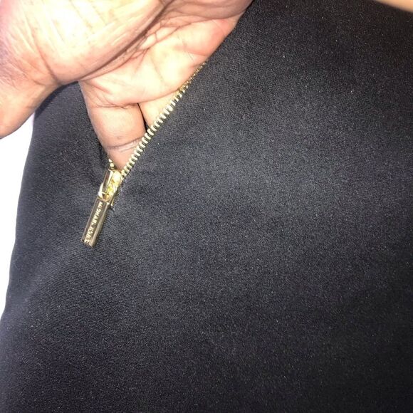 Michael Kors Pencil Skirt with Gold Zippers-Size 8 - Picture 6 of 8